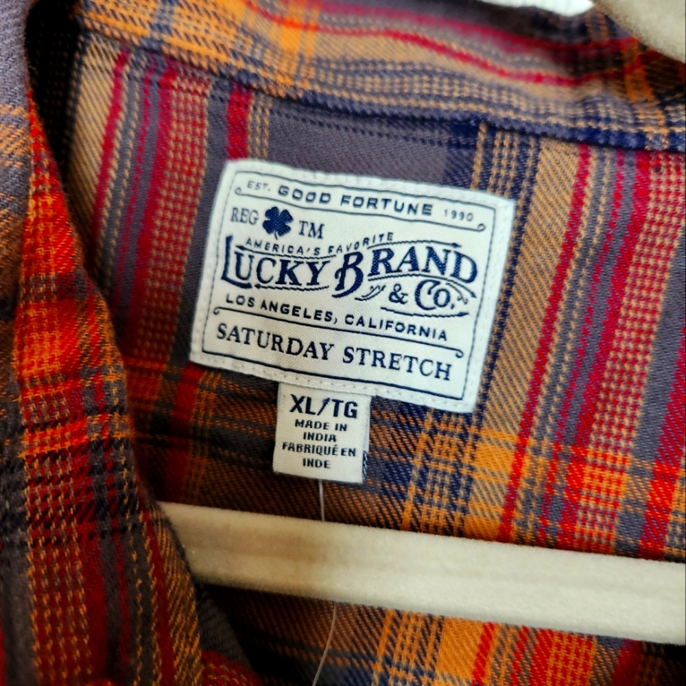 Men's Flannel Shirt - XL Lucky Brand